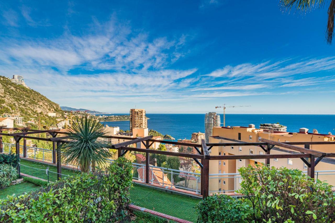 Frontiere Monaco, Terrasse, Vue Mer, Parking - Ab Beausoleil Exterior foto